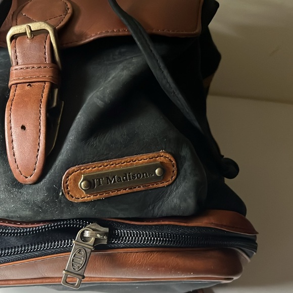 JT Madison Leather Backpack - Picture 9 of 12